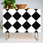 Checkered (Black and White) Credenza Gallery Image 1