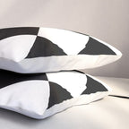 Checkered (Black and White) Pillow Sham Gallery Image 3