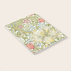 William Morris Golden Lily White Floral Notebook Gallery Image 3