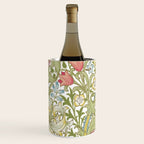 William Morris Golden Lily White Floral Wine Chiller Gallery Image 1