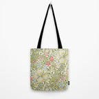 William Morris Golden Lily White Floral Tote Bag Gallery Image 2