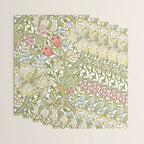 William Morris Golden Lily White Floral Wrapping Paper Gallery Image 3