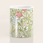 William Morris Golden Lily White Floral Coffee Mug Gallery Image 4
