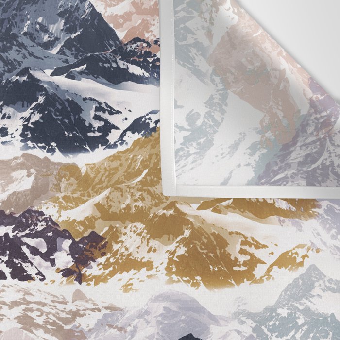 Abstract Colorful mountains C Wall Tapestry Gallery Image 3