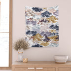 Abstract Colorful mountains C Wall Tapestry Gallery Image 2
