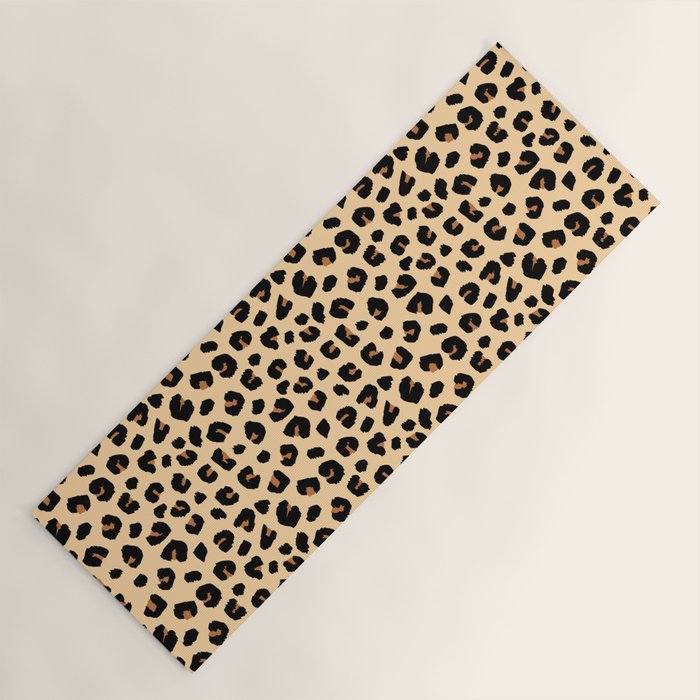 Leopard Print Yoga Mat Gallery Image 1