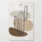 Abstract Cactus Cutting Board Gallery Image 1
