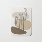 Abstract Cactus Bath Mat Gallery Image 1