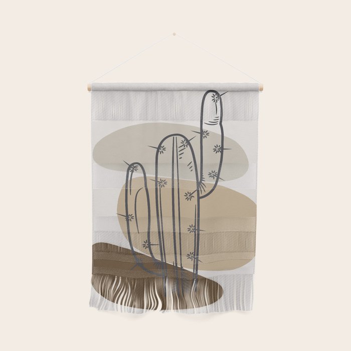 Abstract Cactus Wall Hanging Gallery Image 1