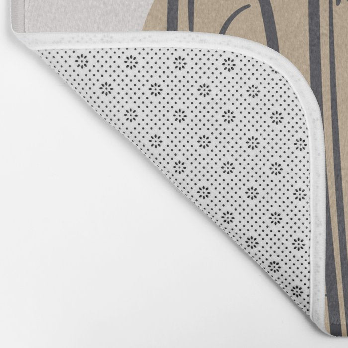 Abstract Cactus Bath Mat Gallery Image 2