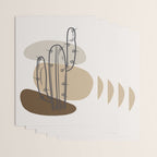 Abstract Cactus Wrapping Paper Gallery Image 3