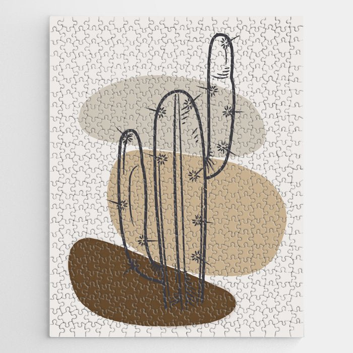 Abstract Cactus Jigsaw Puzzle Gallery Image 1