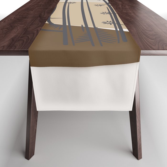 Abstract Cactus Table Runner Gallery Image 1