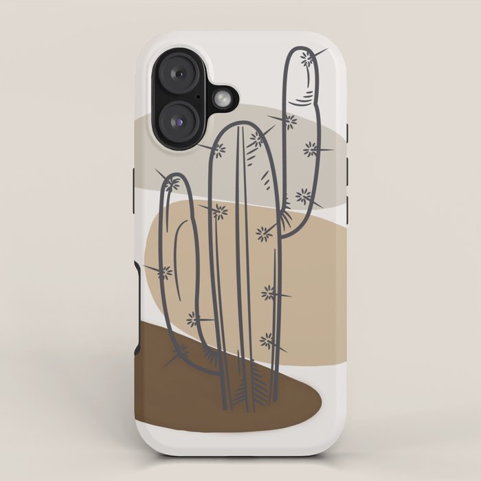 Abstract Cactus iPhone Case Gallery Image 1