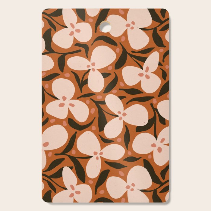 Lazy Florals #2 Cutting Board Gallery Image 1