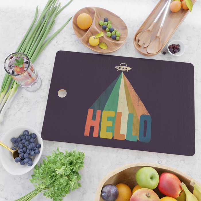Hello I come in peace Cutting Board Gallery Image 2