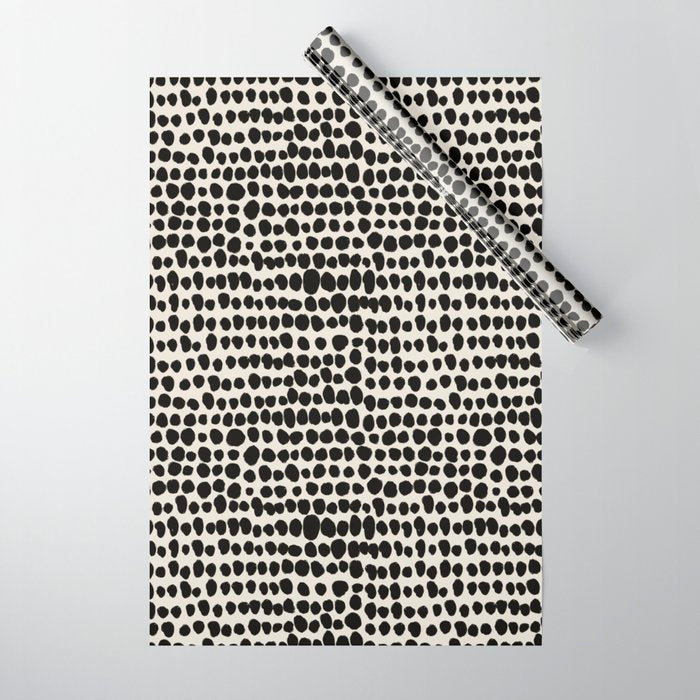 Irregular Polka Dot Pattern #1 Wrapping Paper Gallery Image 1