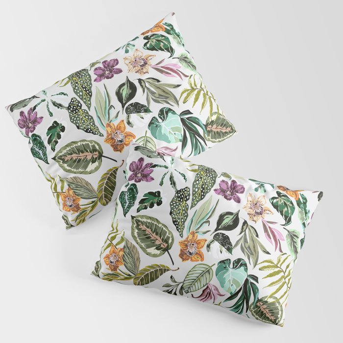 Wild colorful jungle FN7 Pillow Sham Gallery Image 1