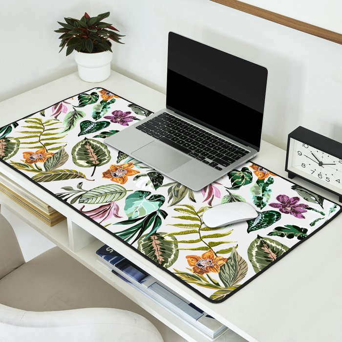 Wild colorful jungle FN7 Desk Mat Gallery Image 2