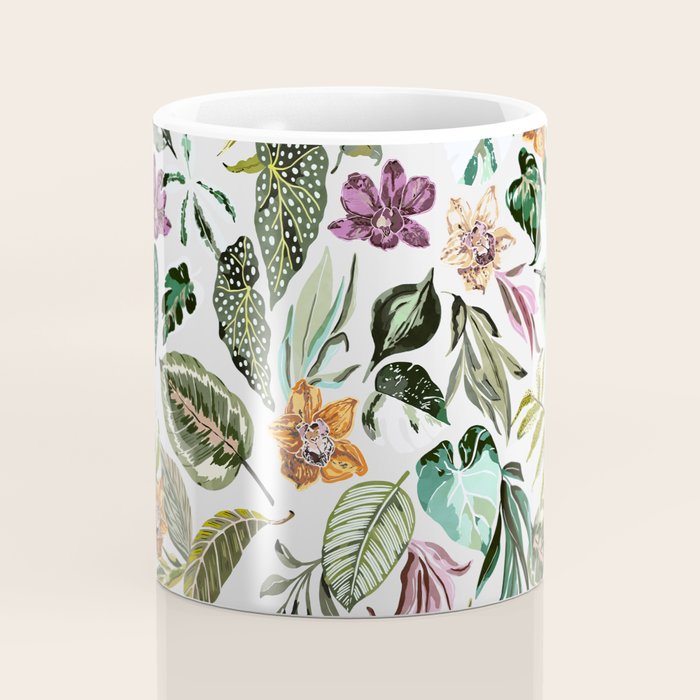 Wild colorful jungle FN7 Coffee Mug Gallery Image 4