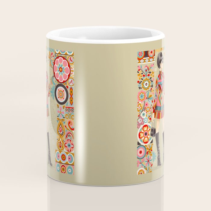Retro Chic 60s Fashion Coffee Mug Gallery Image 4