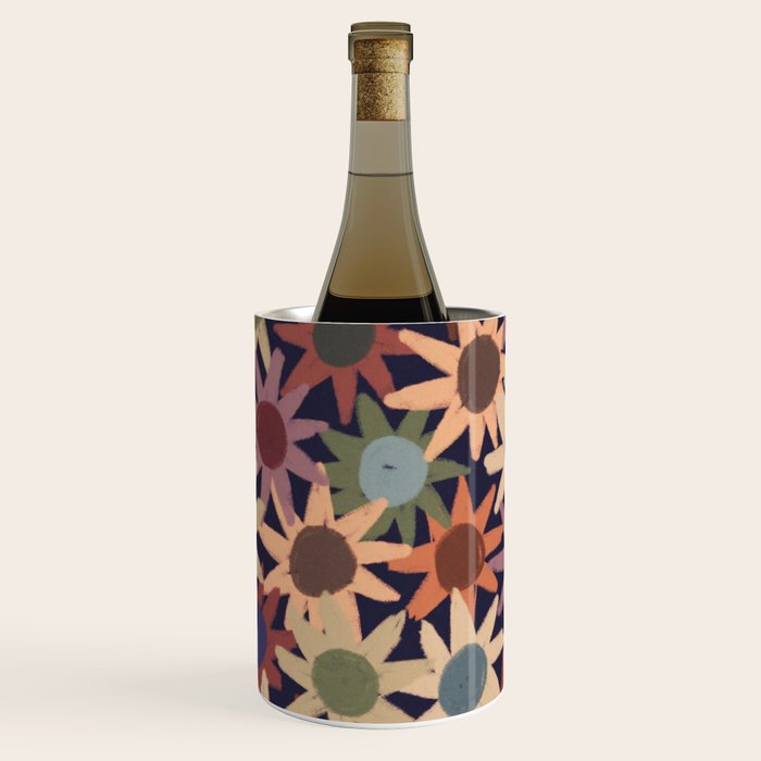 Hand Drawn Florals #6 Wine Chiller Gallery Image 1