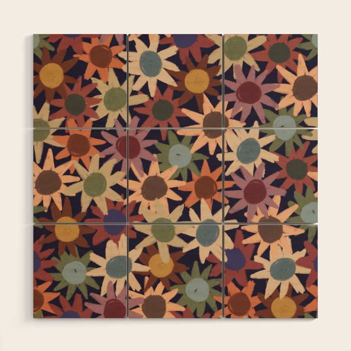 Hand Drawn Florals #6 Wood Wall Art Gallery Image 1