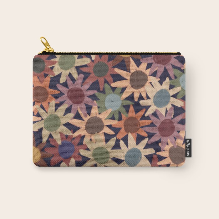 Hand Drawn Florals #6 Carry All Pouch Gallery Image 1