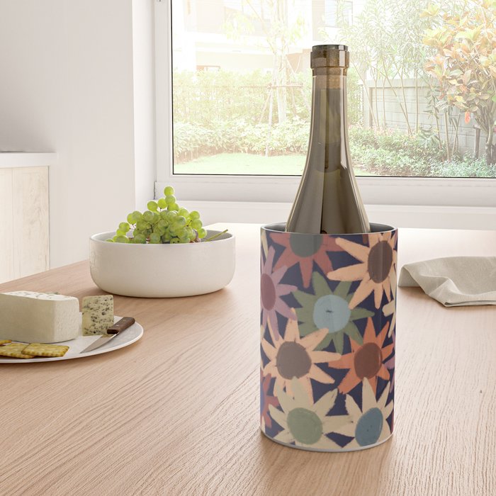 Hand Drawn Florals #6 Wine Chiller Gallery Image 4