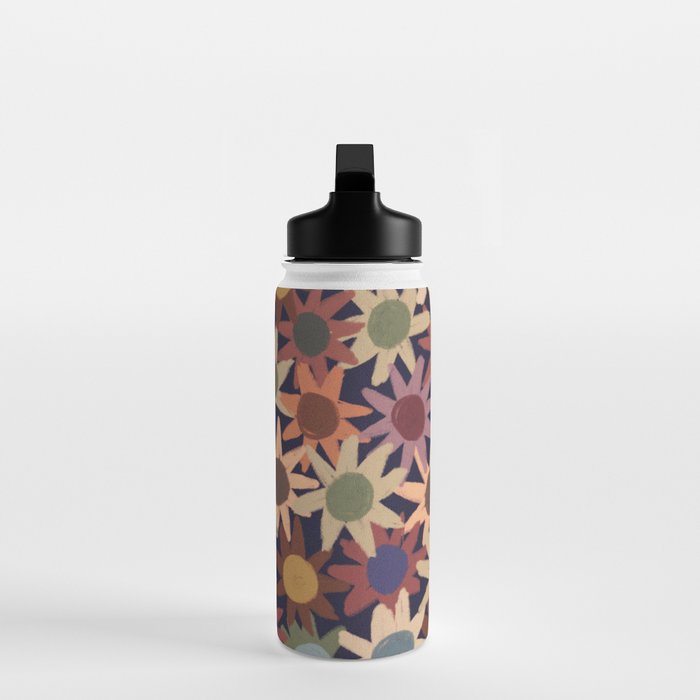 Hand Drawn Florals #6 Water Bottle Gallery Image 3