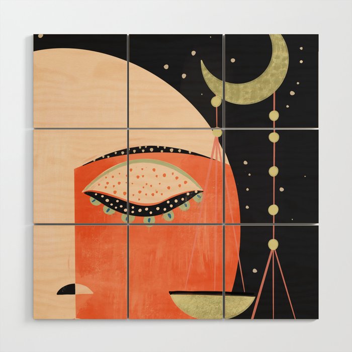 Lunar Balance Wood Wall Art Gallery Image 1