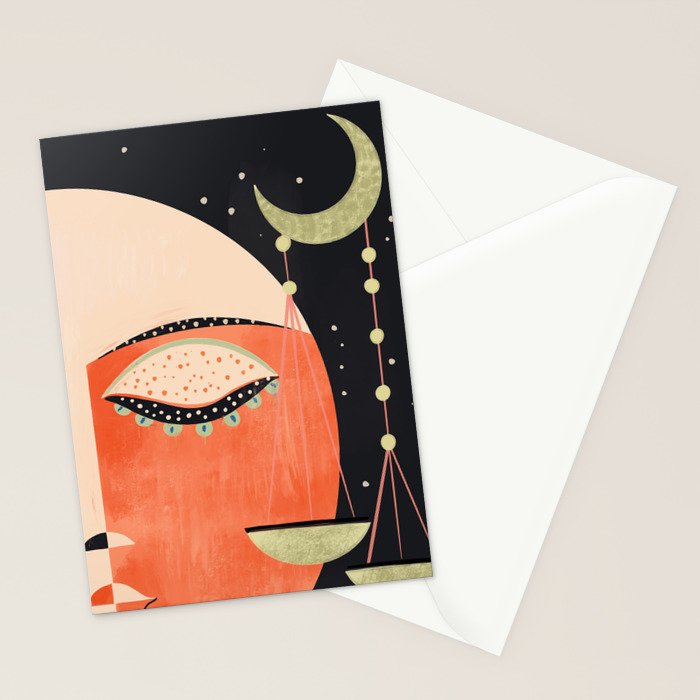 Lunar Balance Stationery Card Gallery Image 2