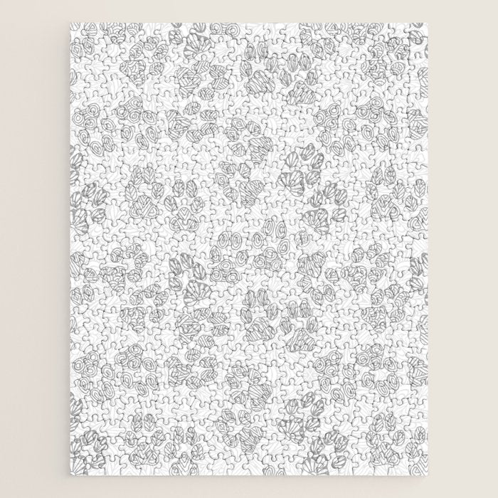 Puppy Paw Prints Jigsaw Puzzle Gallery Image 1
