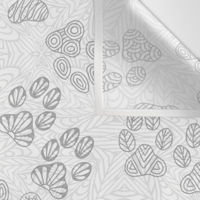 Puppy Paw Prints Wall Tapestry Gallery Image 3