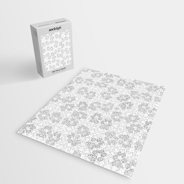 Puppy Paw Prints Jigsaw Puzzle Gallery Image 2