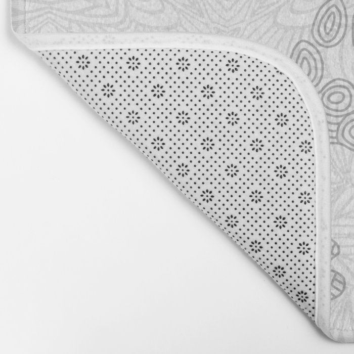 Puppy Paw Prints Bath Mat Gallery Image 2