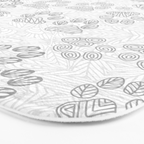 Puppy Paw Prints Bath Mat Gallery Image 3