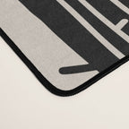 Southwestern Modern Desert Cactus Pattern 860 Black and Linen White Desk Mat Gallery Image 4