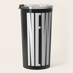 New York: B&W Typography Edition Travel Mug Gallery Image 3