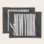 New York: B&W Typography Edition Placemat Gallery Image 1