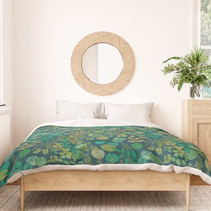 Growing a Garden Green Nature Duvet Cover Gallery Image 3