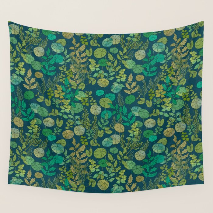 Growing a Garden Green Nature Wall Tapestry Gallery Image 4
