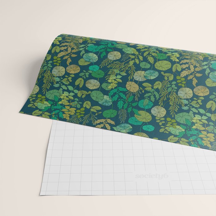 Growing a Garden Green Nature Wrapping Paper Gallery Image 2