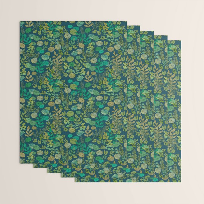 Growing a Garden Green Nature Wrapping Paper Gallery Image 3