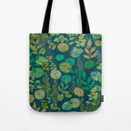 Growing a Garden Green Nature Tote Bag Gallery Image 1