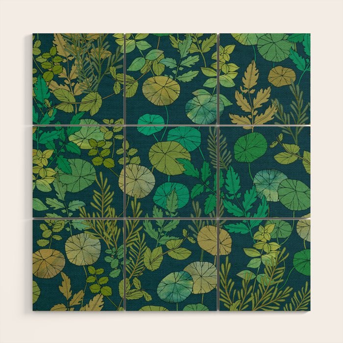 Growing a Garden Green Nature Wood Wall Art Gallery Image 1