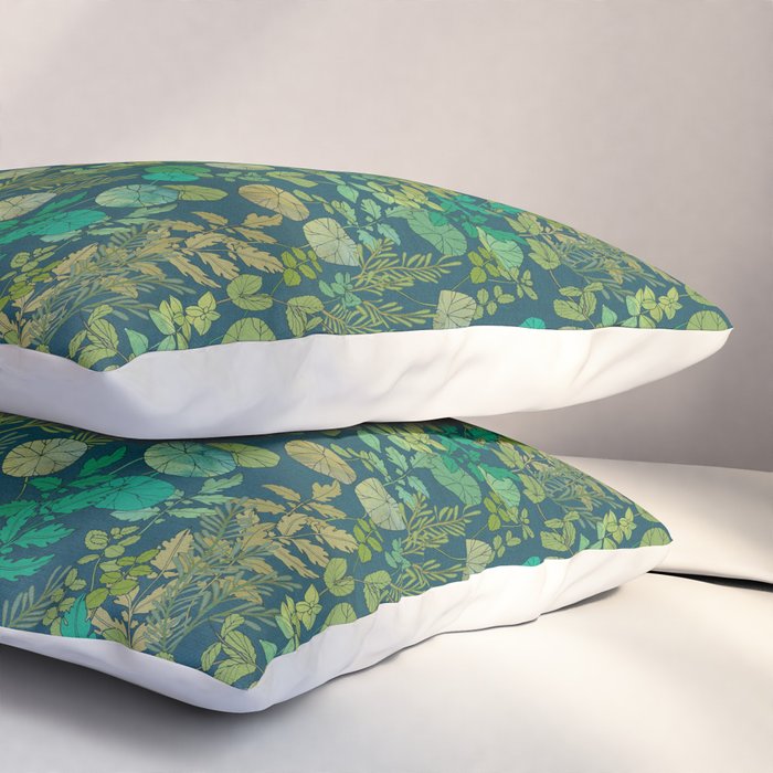 Growing a Garden Green Nature Pillow Sham Gallery Image 3