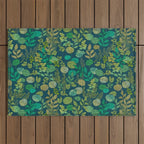 Growing a Garden Green Nature Outdoor Rug Gallery Image 1