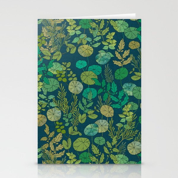 Growing a Garden Green Nature Stationery Card Gallery Image 2