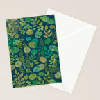 Growing a Garden Green Nature Stationery Card Gallery Image 2